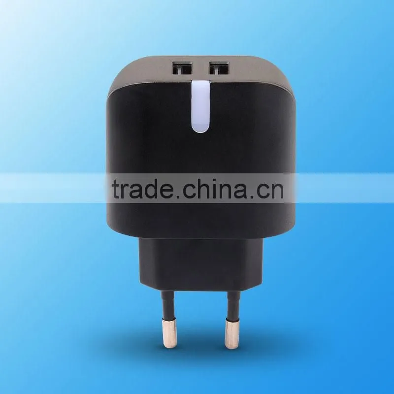 EU Plug AC Power Adapter Charger Mobile Phone Charger for Samsung/iPad PC Tablet