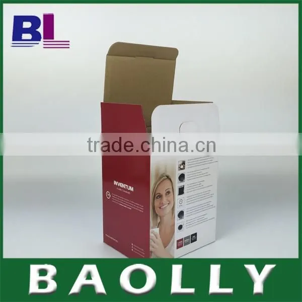 Rectand home appliance good quality box corrugated with costom design