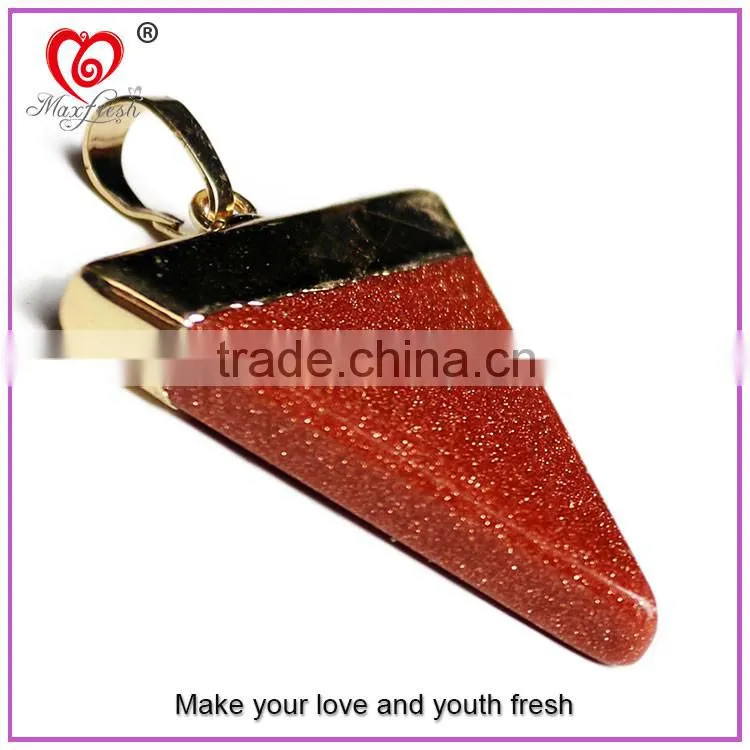 Natural Quartz Different Kinds Crystal Point Pendant for Necklace Natural Crystal Stone Pendant Design Mixed Triangle Stone