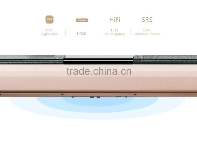 Aux in/Optical/USB/Bluetooth soundbar,hifi soundbar speaker for home theatre system with bass