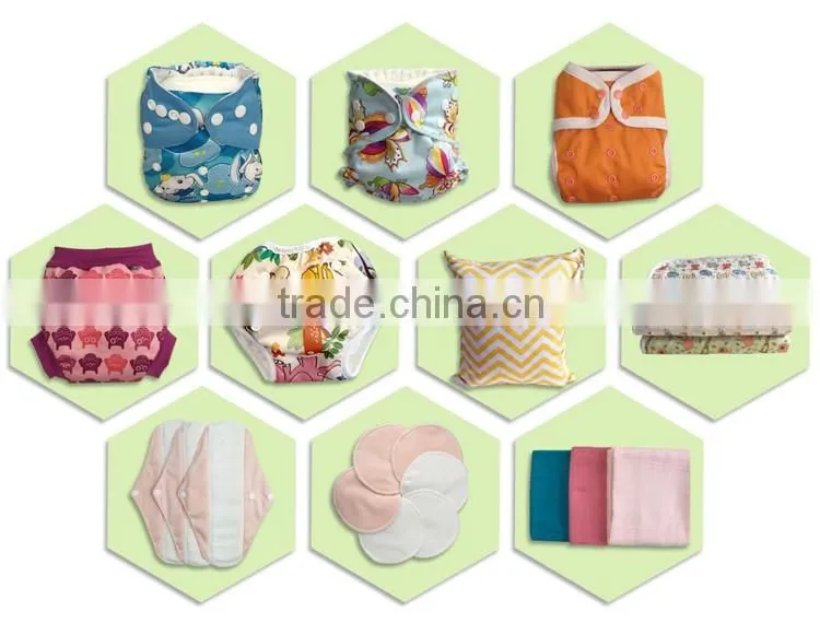PSF-02 Square Gusset Polyester PUL Prepping Grovia Ai2 Cloth Diapers