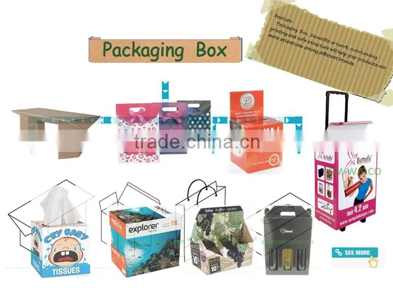 Paper Material Cardboard Floor Display Standee, POS Display Standee