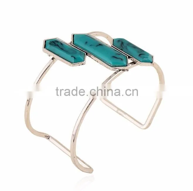 Custom jewelry factory OEM bangle bracelets with stones
