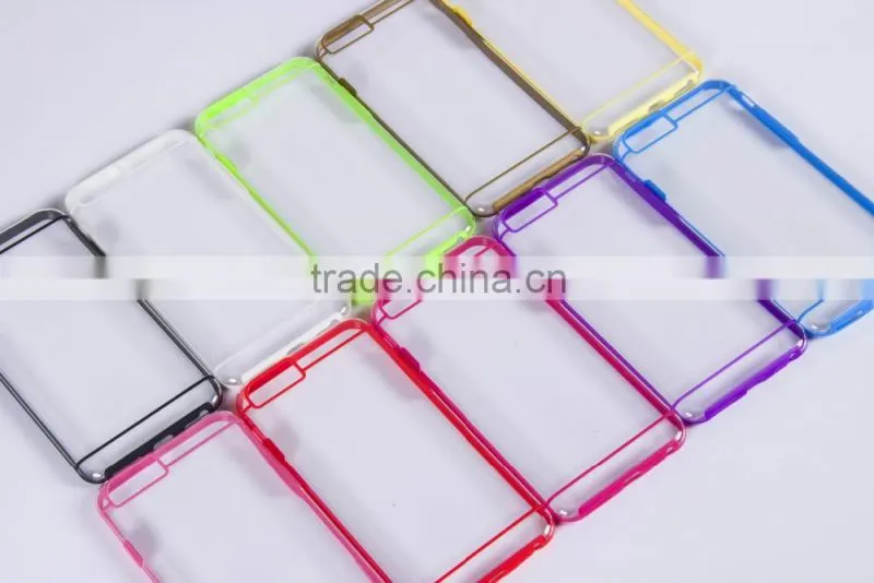 Wholesale colorful protective case transparent phone case for iphone