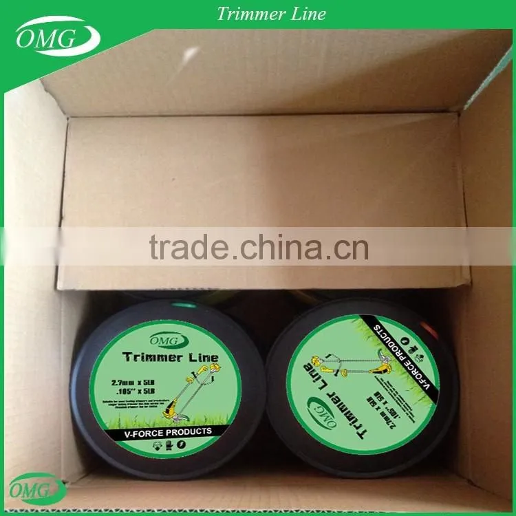 OMG Brand 5LB Spool Nylon Trimmer Line For Brush Cutter