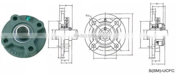 Plummer Block Pillow Block Bearing SN500
