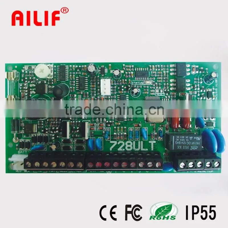 CE/FCC Approved High Quality Paradox Burglar Home Alarm Control Panel (ALF-728ULT)
