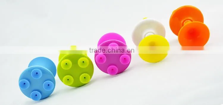 Cheapst silicon mini universal speaker shape mobile phone holder