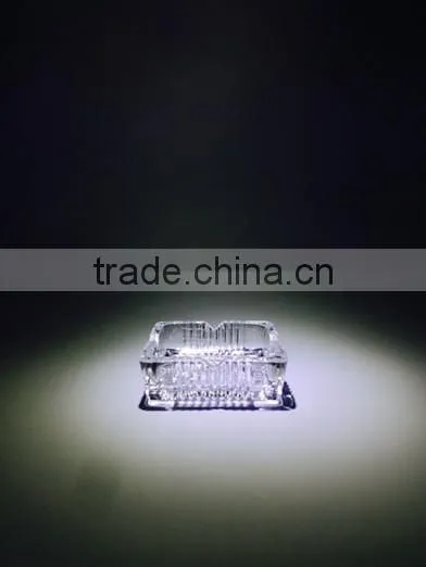 Elegant 300g transparent glass ashtray wholesale
