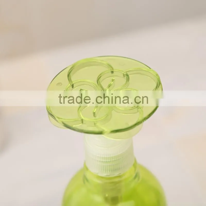 NEW DESIGN 300ml flower shaped PET spray bottle press water mist perfume atomizer spray bottle refillable