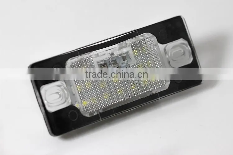 One year guaranteed 12V ABS material led license light led license plate lamp canbus for P orsche