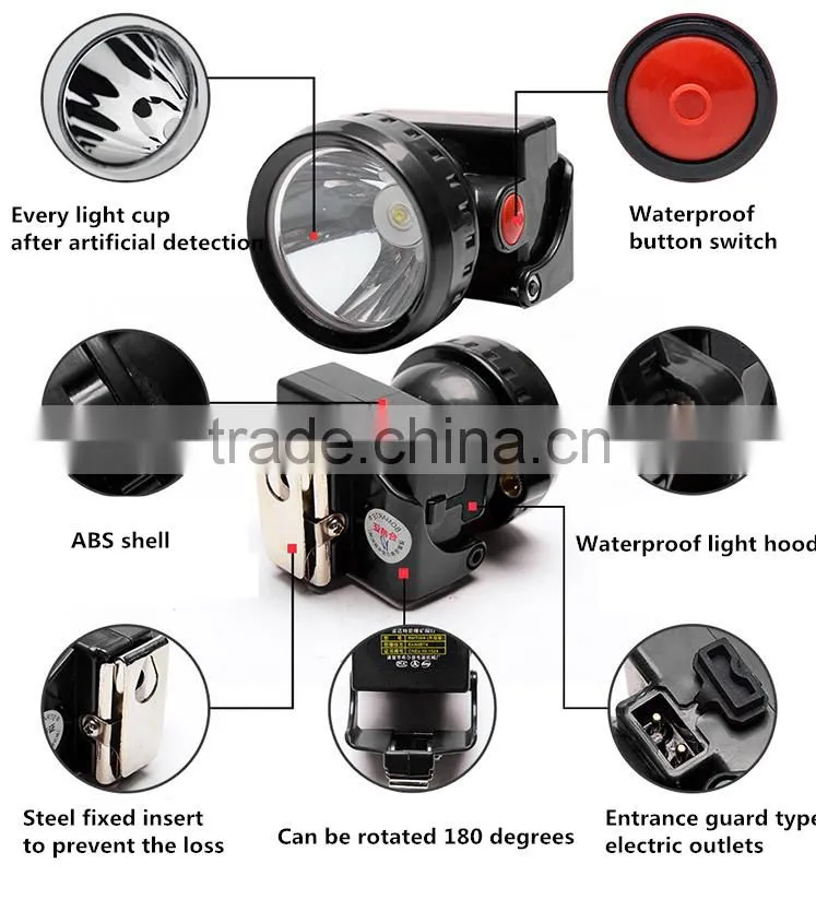 flexible rechargeable led head lamp water proof 3w led head lamp