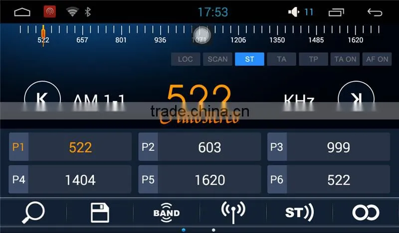Quad Core Android 4.4 Car DVD Player Multimedia Headunit for FORDC-MAX