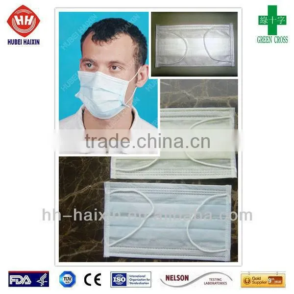 Surgical disposable item disposable face mask