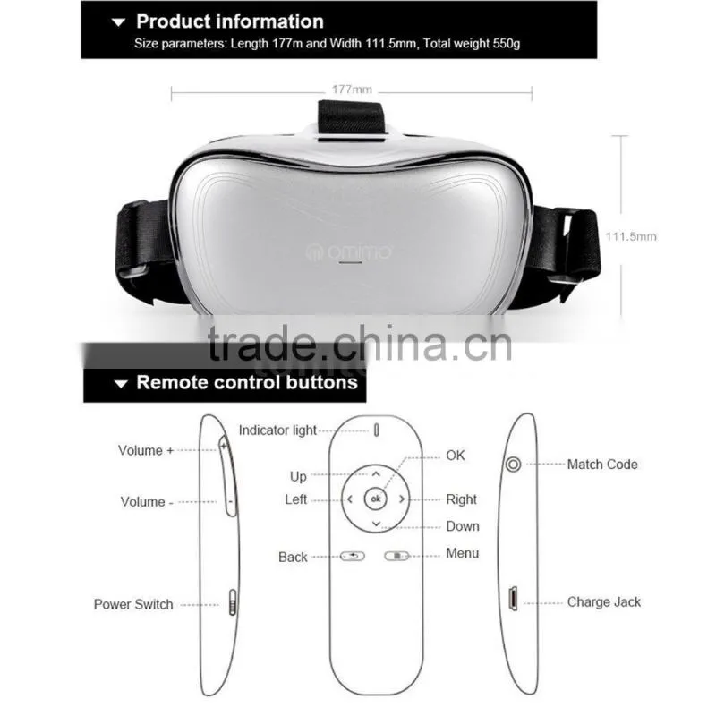3D Glasses Glasses Type and VR BOX Virtual Reality Glasses 3D Glasses Type Bluetooth Xnxx Google 3D Virtual Reality Glasses