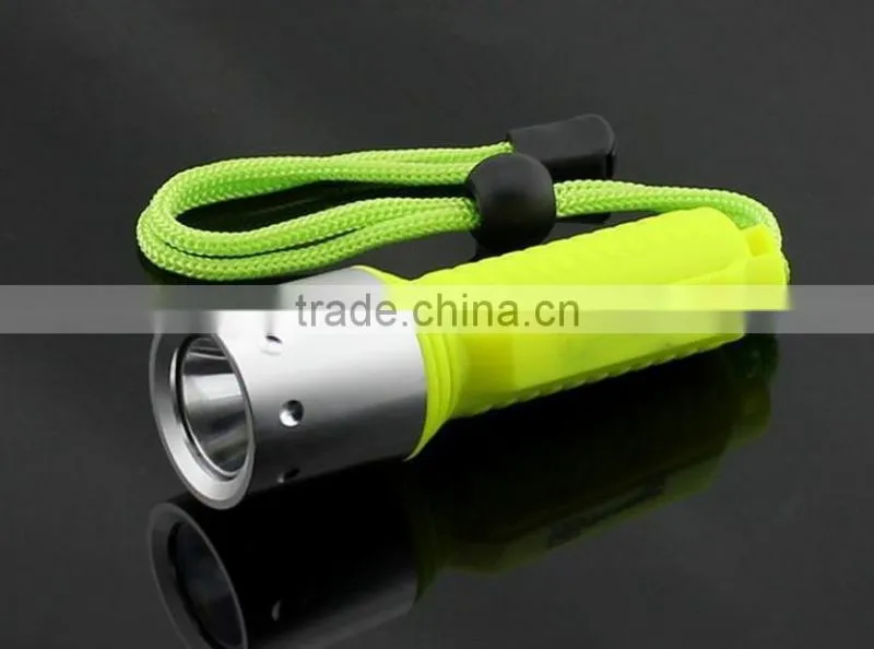A-OK 800LM 3hr Emergency Rechargeable Plastic Most Powerful Led Diving Flashlight