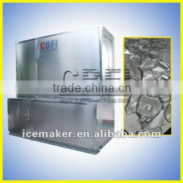 fish ice machine for storage of fish, shrimps, seafood,