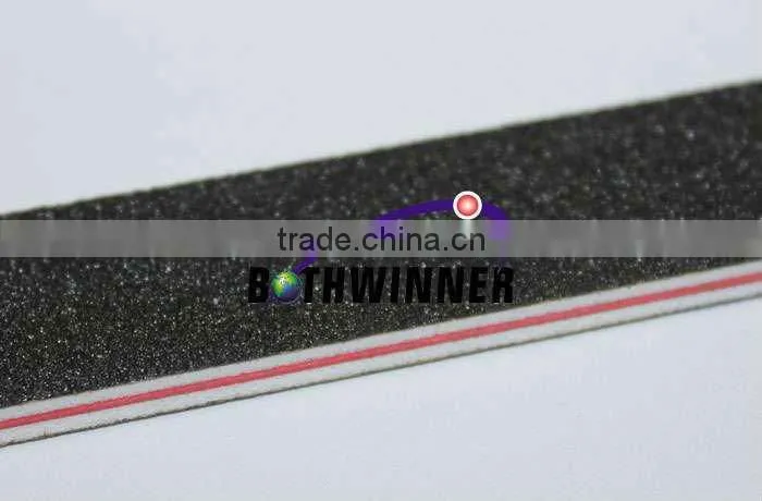 black sandpaper nail file,manicure tools