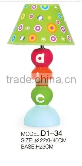 kid's ceramic table lamp