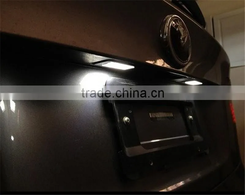 White LED License Plate Light for BMW E39 M5 E70 E71 X5 X6 Error Free LED Luggage Compartment Lamp