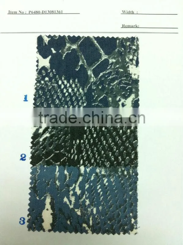 cotton spandex denim printed fabric:P6480-D13081361