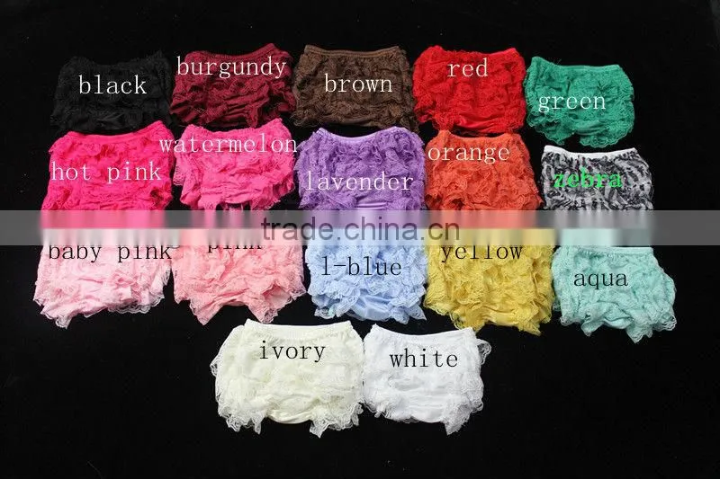 Fashion Design cute multicolor chevron print satin bloomer for kids