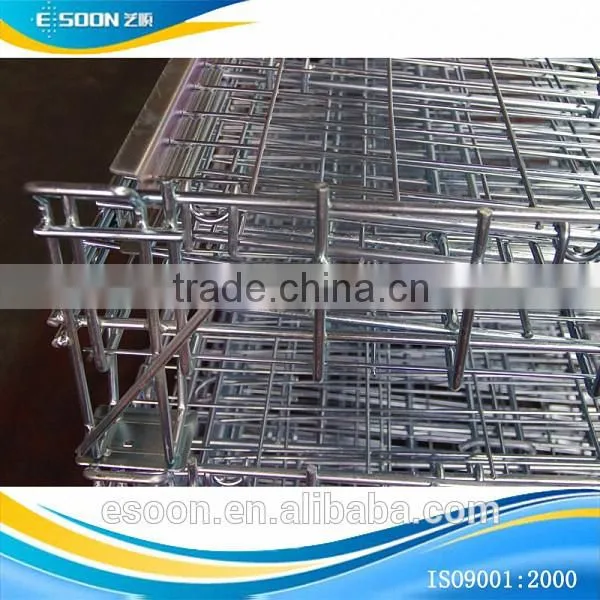 Foldable Steel Euro Cages Pallet Space Save cage