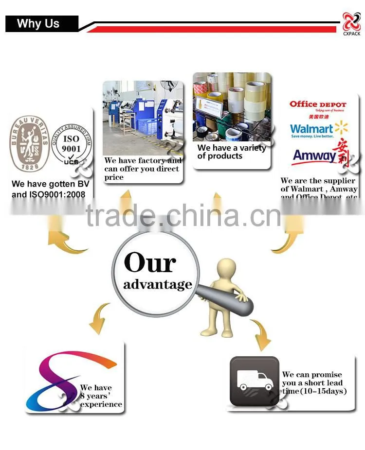 wholesale single side promotion packing adhesive tape
