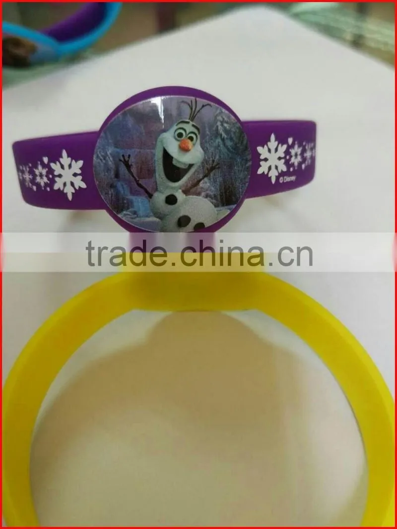 Waterproof kids wrist bracelet silicone watch