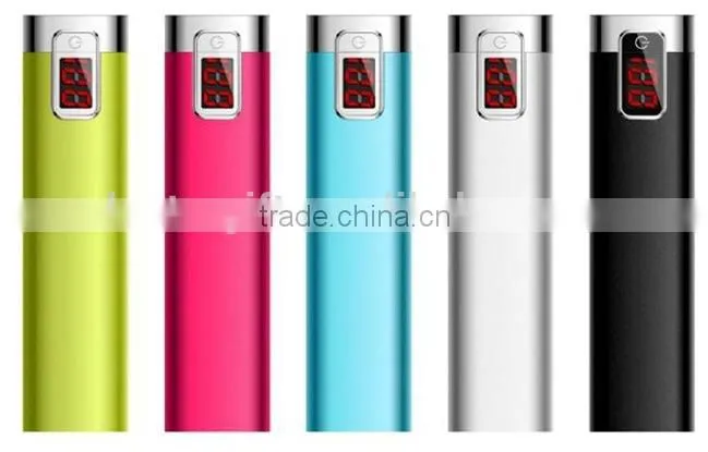 2016 Promotional Gift Led Battery Indicator Powerbank External Battery Charger 2600mah Power Bank