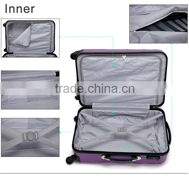 2014China alibaba Colorful small abs trolley bag,brand luggage,bags&cases