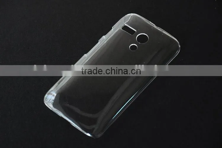 Hard crystal protective pc cover case for motorola moto g