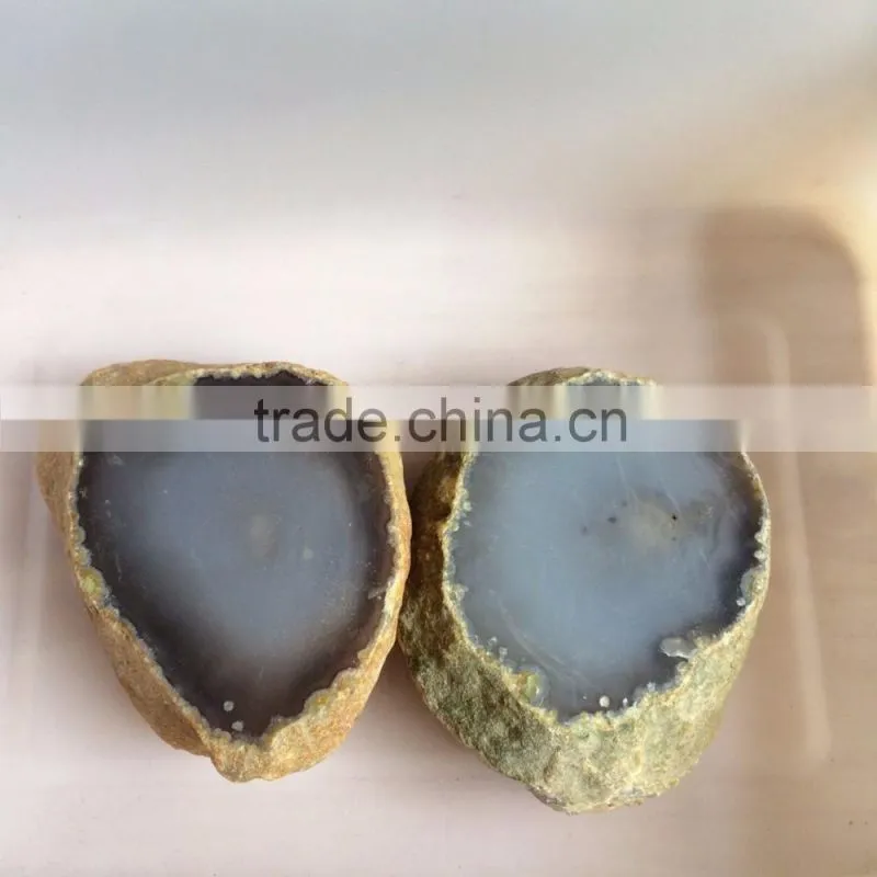 Natural Water Bile Agate Crystal Stone Ornaments For Sale