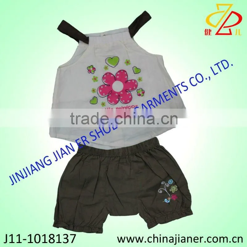 lovely and soft material baby cloths 3 pcs