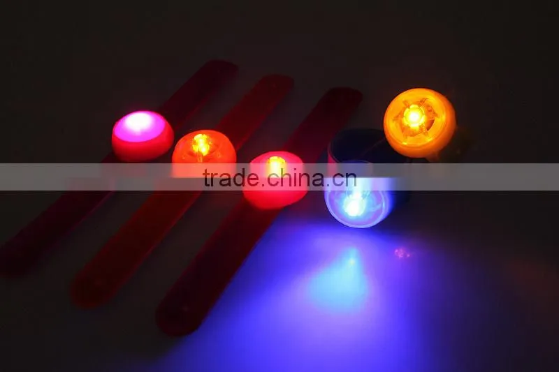 promotional led flash Snap slap watch band