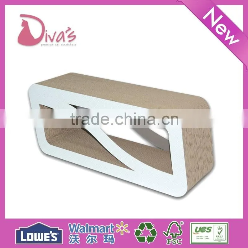 Wholesale Elegant White Cat Scratching post Cat Sleep Rest scratcher