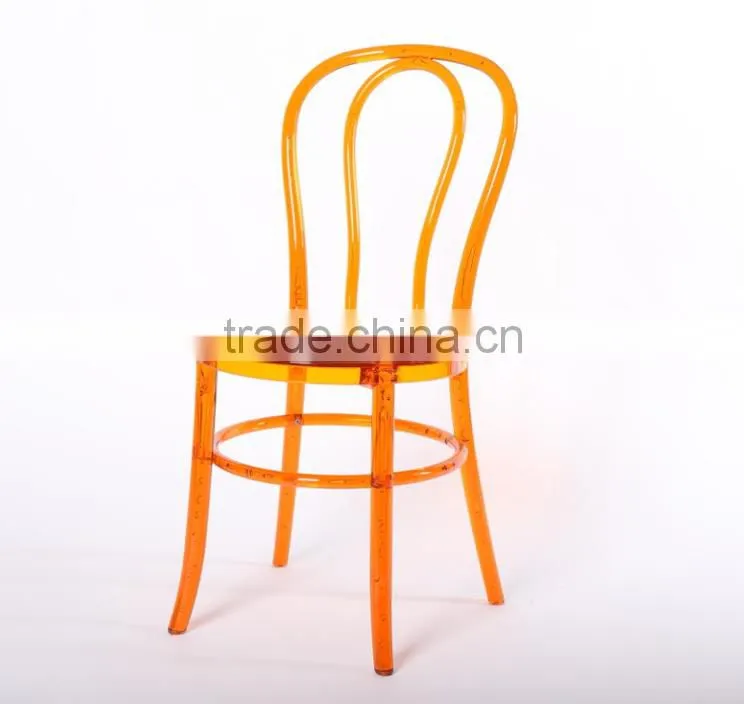 Plastic Resin Thonet Bentwood Chair for Wedding/party