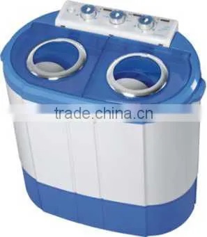Plastic top load washing clothes machine mini semi-automatic washer