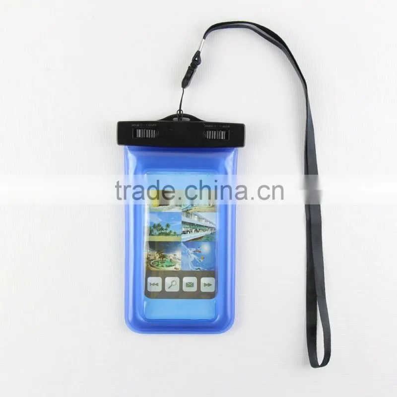 Floating waterproof case phone gasbag phone case glowing phone case
