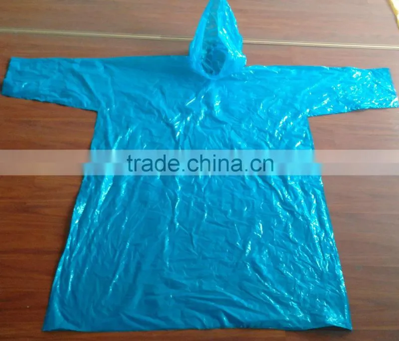 PE one time raincoat with very high quality