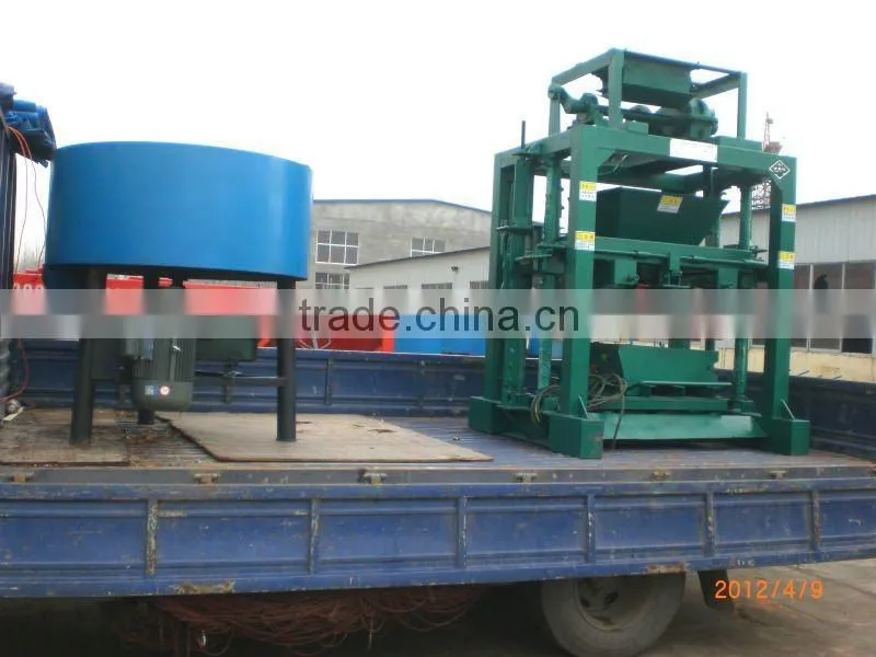Low cost and capacity Mini concrete block machine QT4-35, QTJ4-35