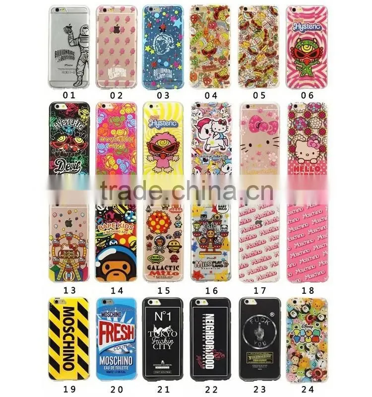 Cellphone Case for iPhone 6S Cartoon TPU Back Case