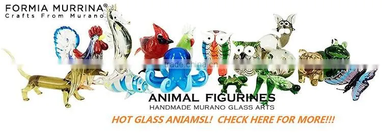 Green Murano Glass Frog Handmade Giftware for Sale