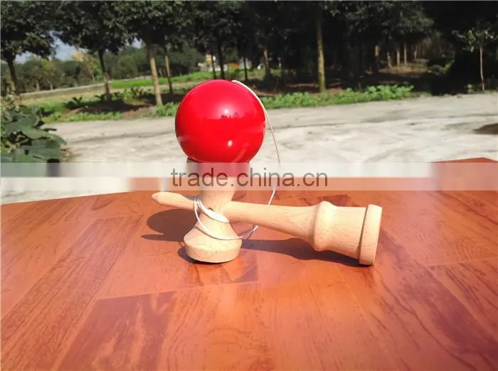 Memory MZ05 high glossy red solid kendama,quality professional kendama toy