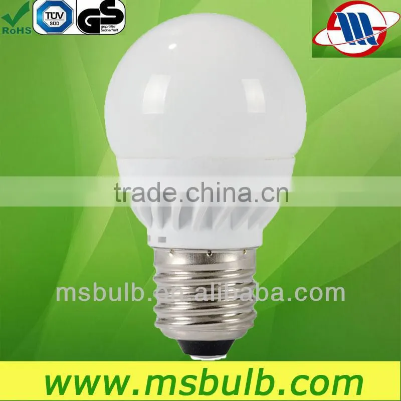 haining factory supply G50 E14 LED bulb 3W 260lm non-directional led globe lamp
