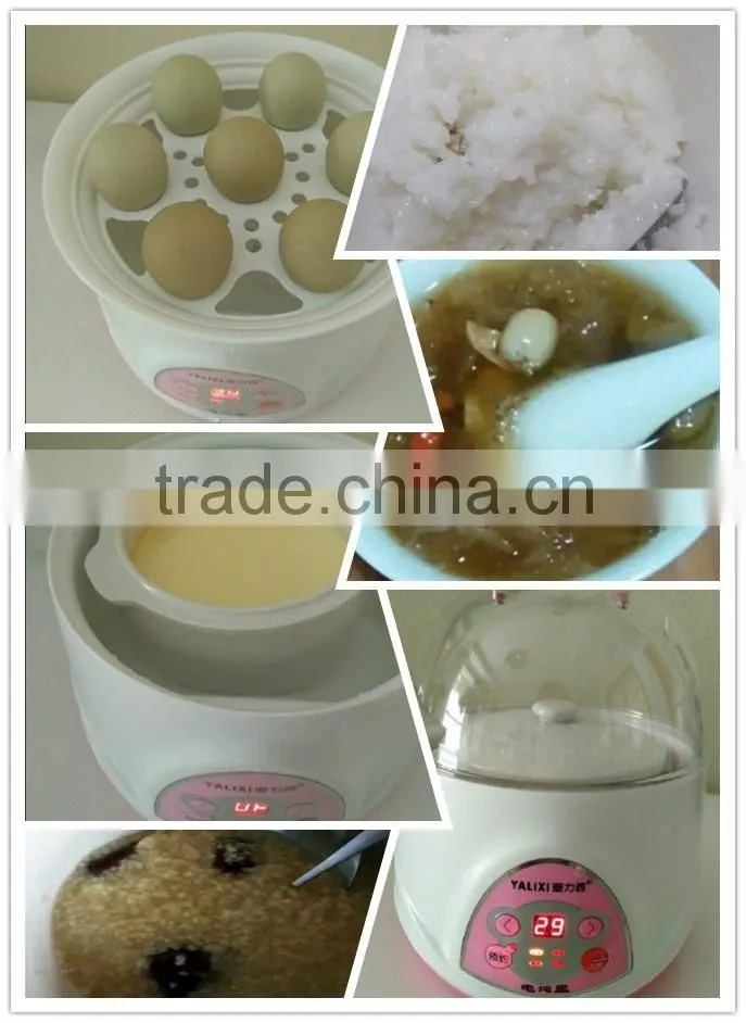 national pink factory supply food processor/slow cooker/ baby food maker new design