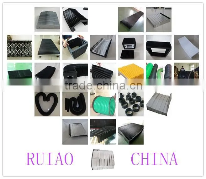 customized guide shield machine flexible accordion cover pvc guard shield