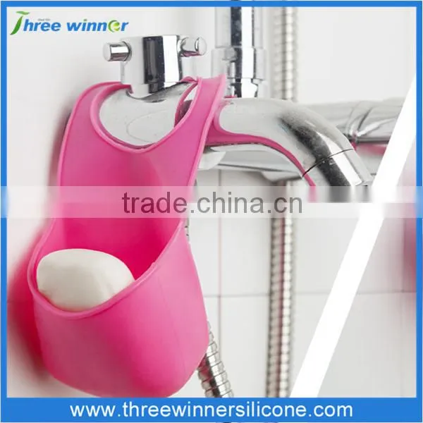 Hanging soap holder silicone soap holder for shower