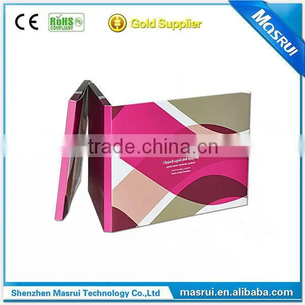 2015 top selling 2.4"/2.8"/3.5"/4.3"/7"/10" inch Invitation Video Brochure/ Lcd Video Greeting Card