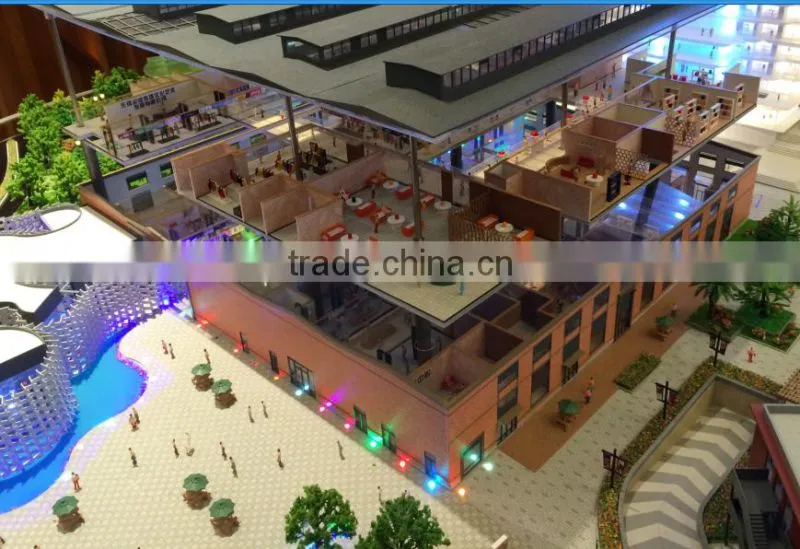 Real estate exhibition miniature building scale model making in China company